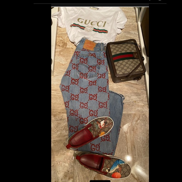 SOLD!! 🥳🎉HP🥳🎉Gucci slip on Dublin’s Tian GG - Picture 3 of 10